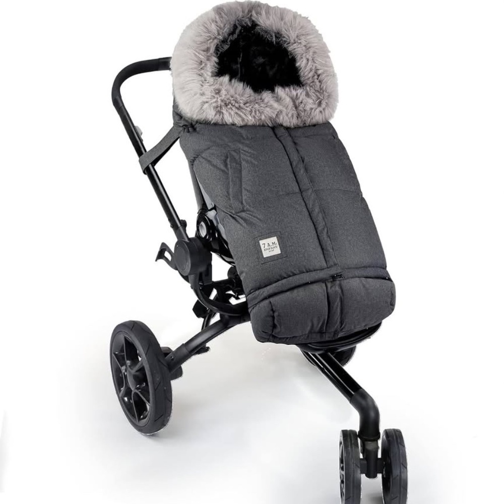7AM Enfant Stroller Blanket 212 - Adjustable Baby Car Seat Zipped Blanket - Picture 2 of 6